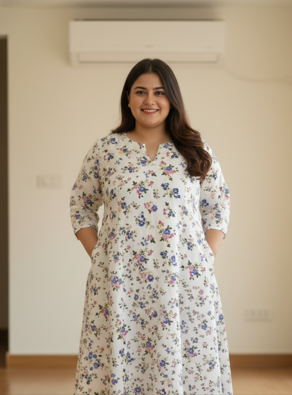 White Print Cord Set