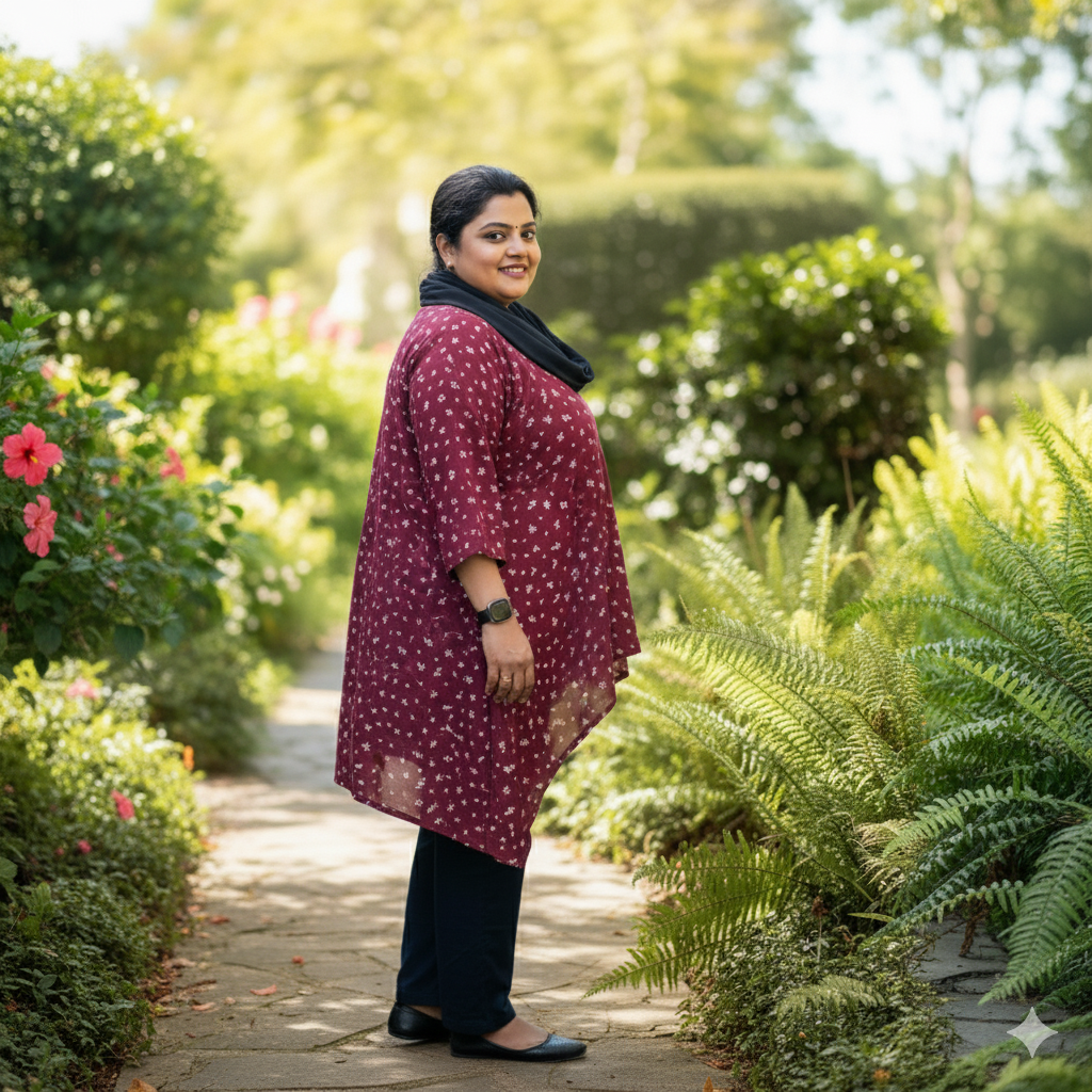 Meroon Florel Short Top