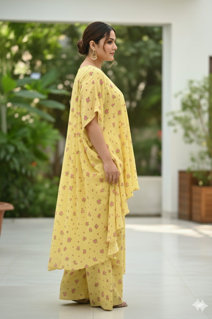 Yellow Flower Cord Set