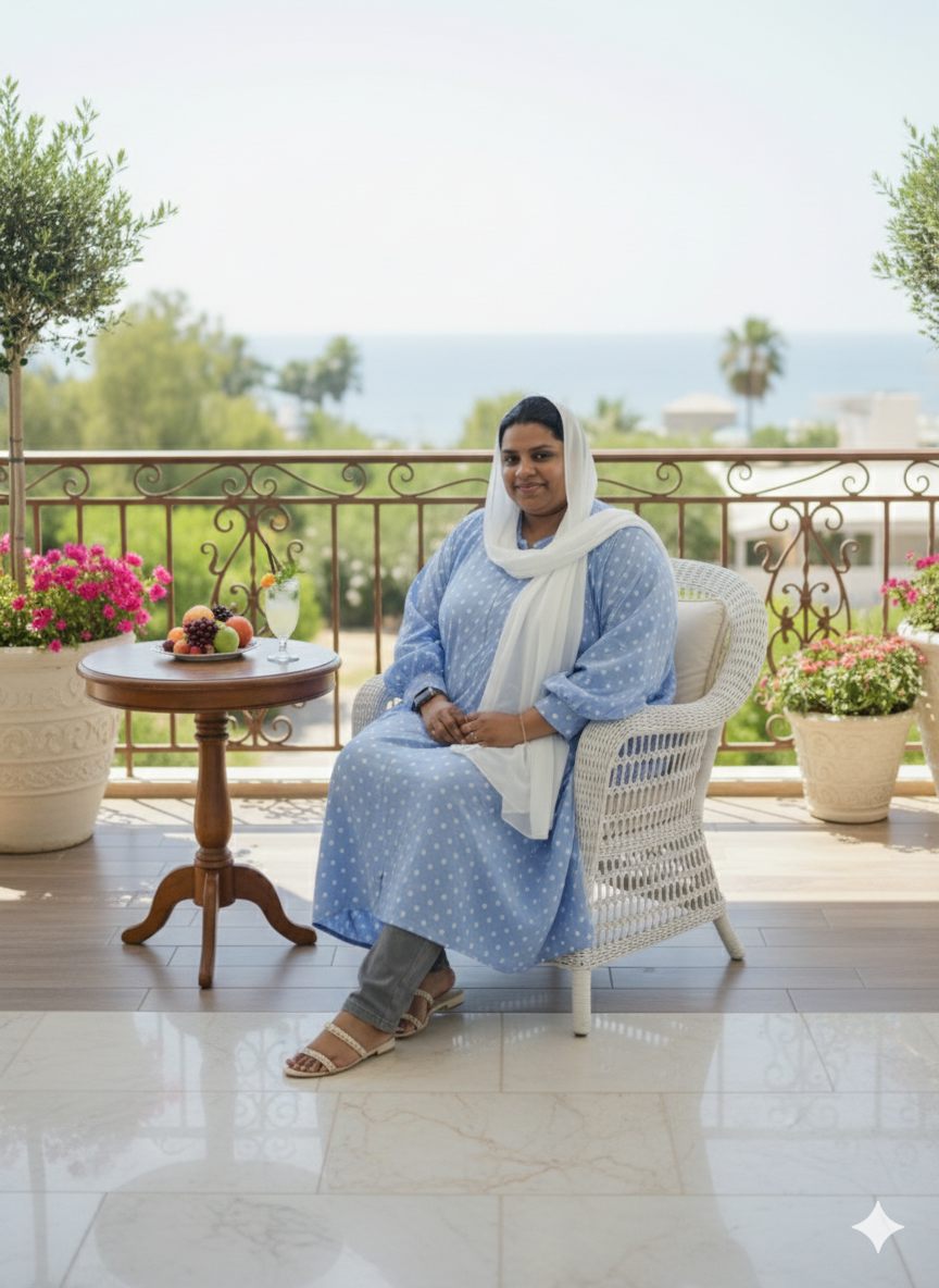 Blue Polka Dot Short Top