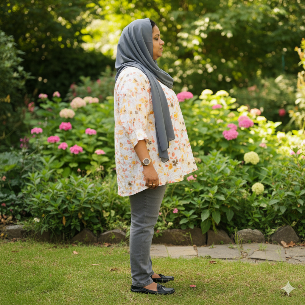 Short Printed Florel Top