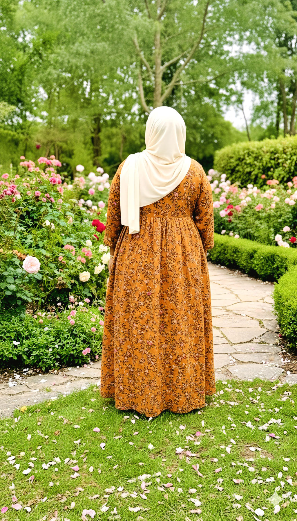 Mustard Shade Florel Kafthan Top