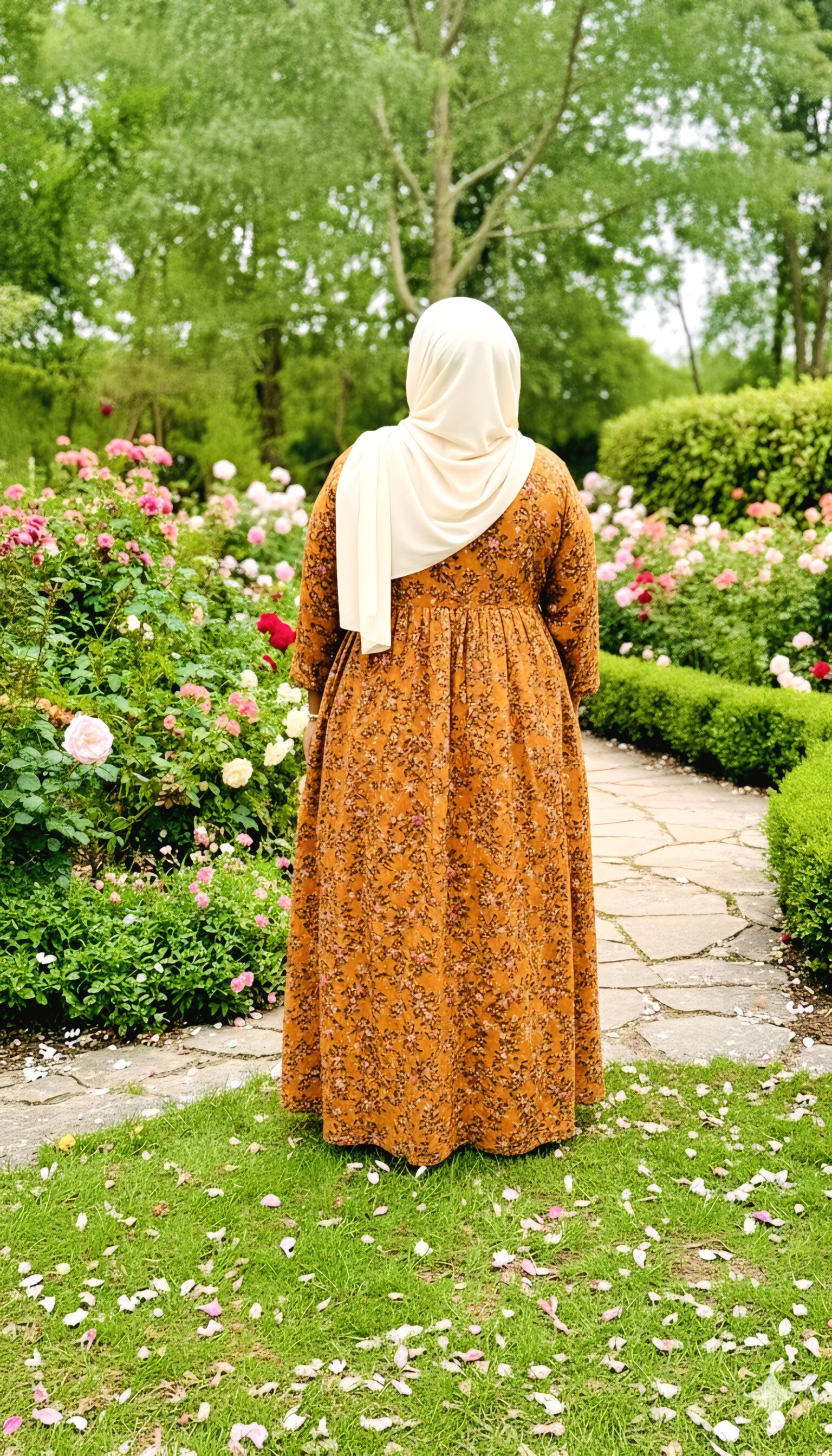 Mustard Shade Florel Kafthan Top