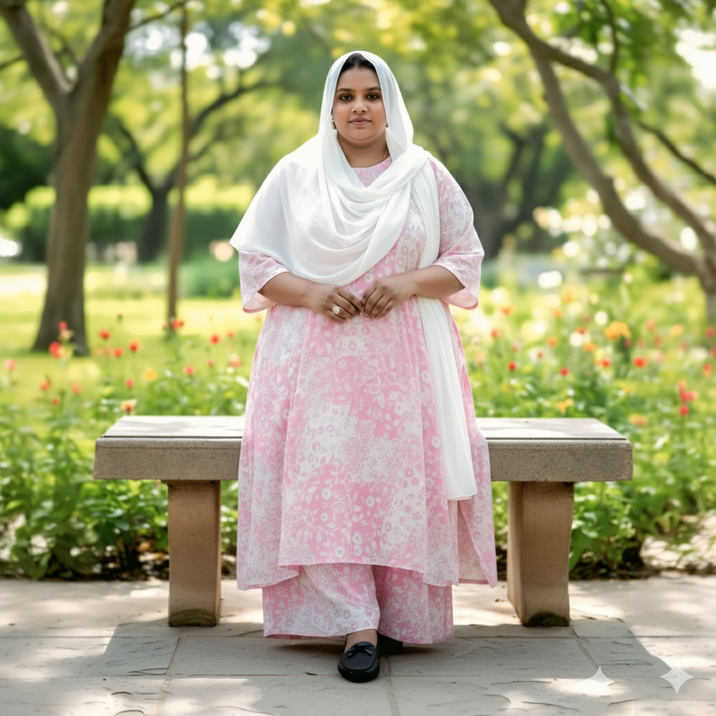 Pink Floral Cord Set