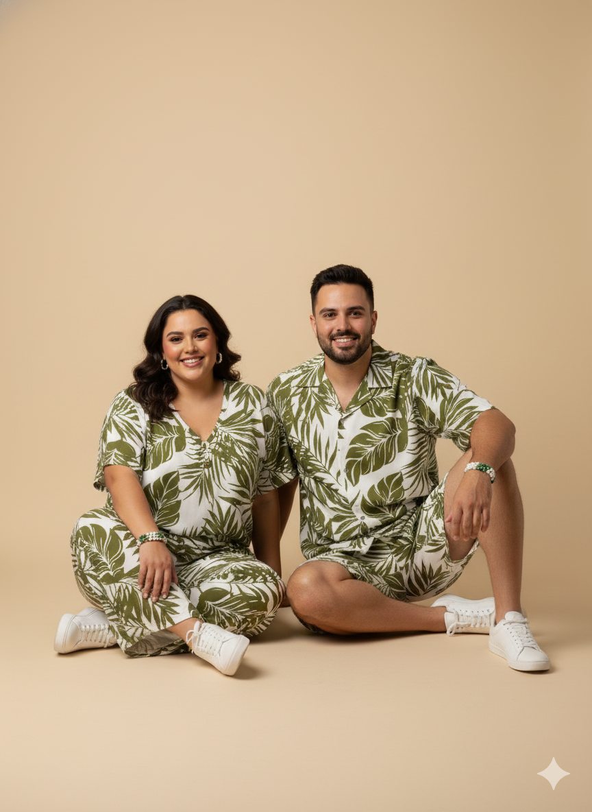 Couples Florel Cord Set