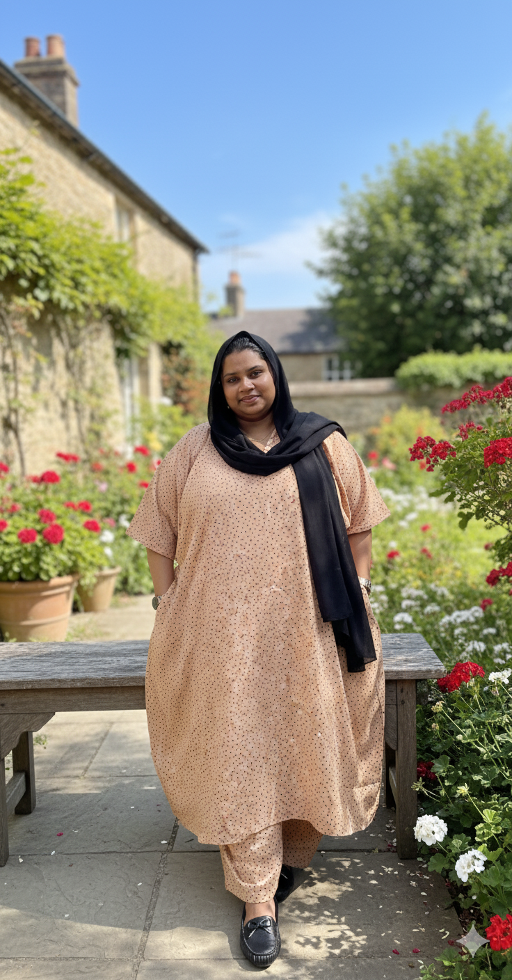 Beige Polka Cord Set