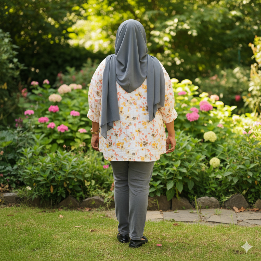 Short Printed Florel Top