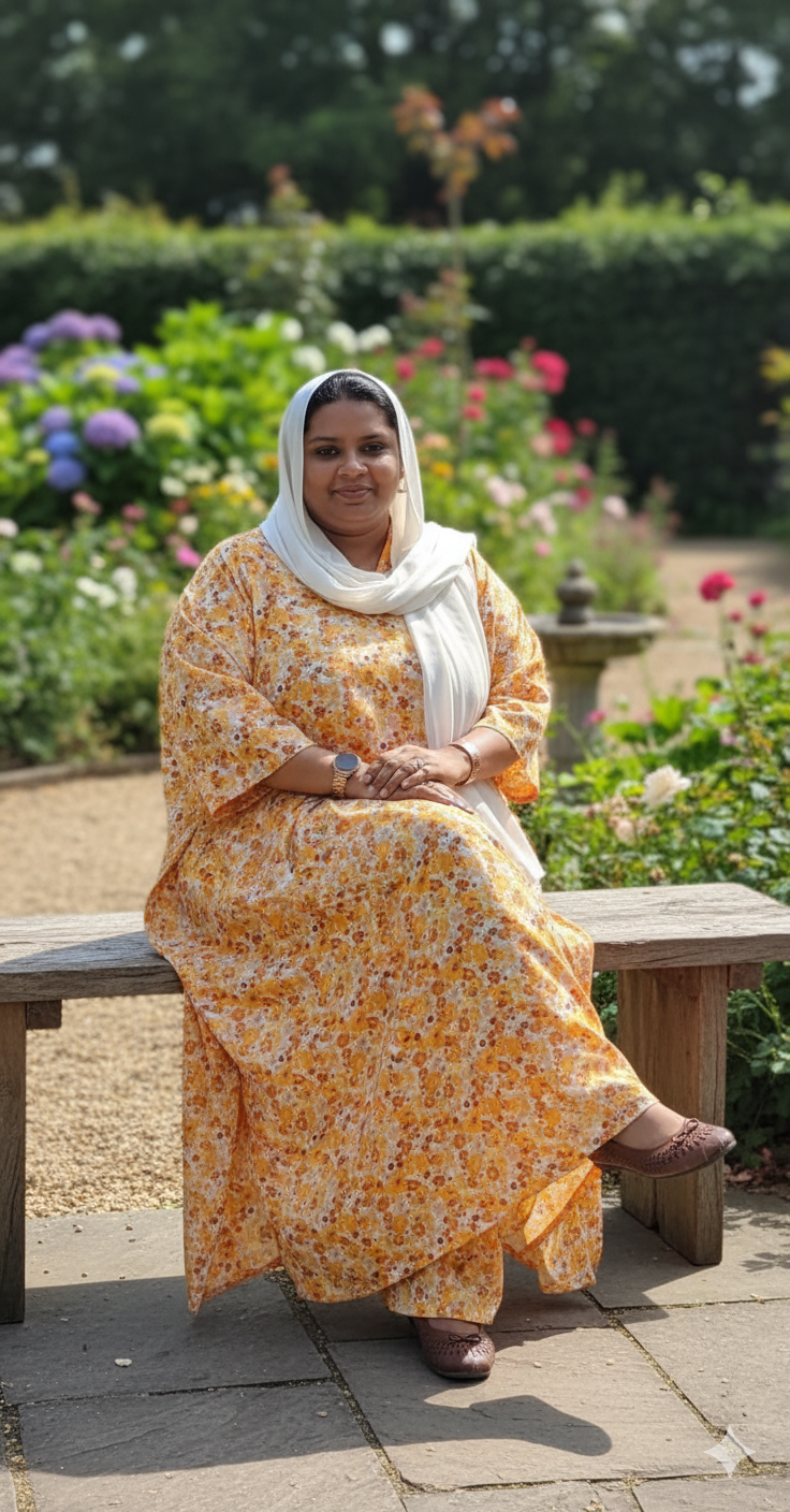 Yellow florel Cord Set