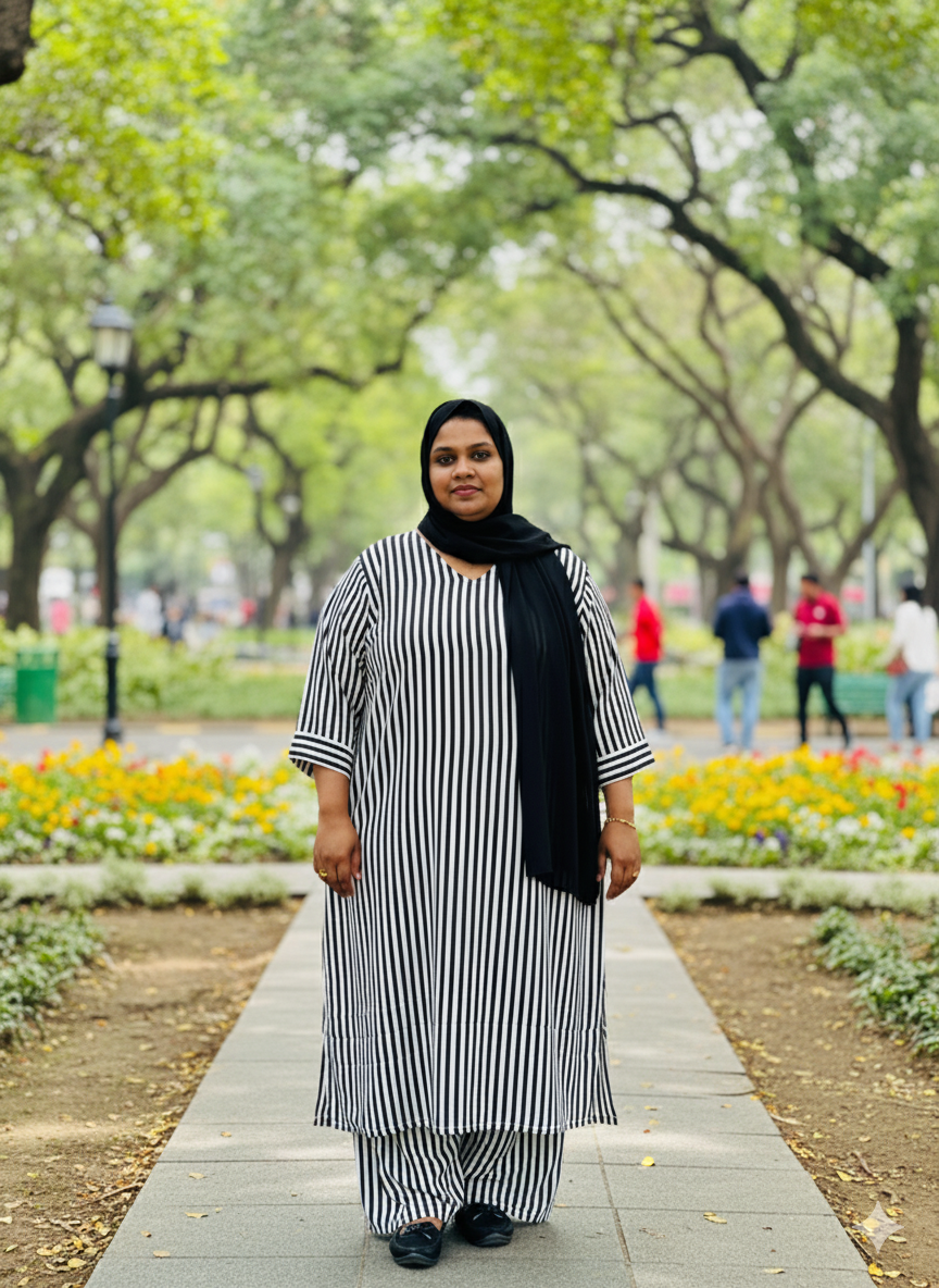 Black and White Line Cord set