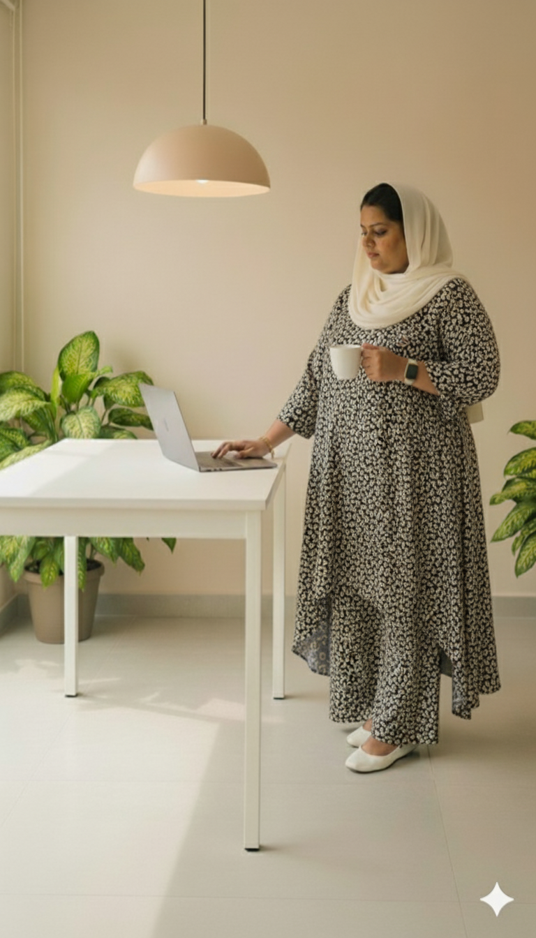 Black Print Cord Set